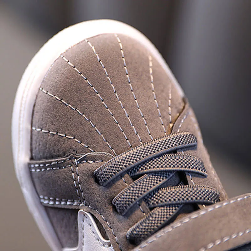 Star Pattern Velcro Sneakers