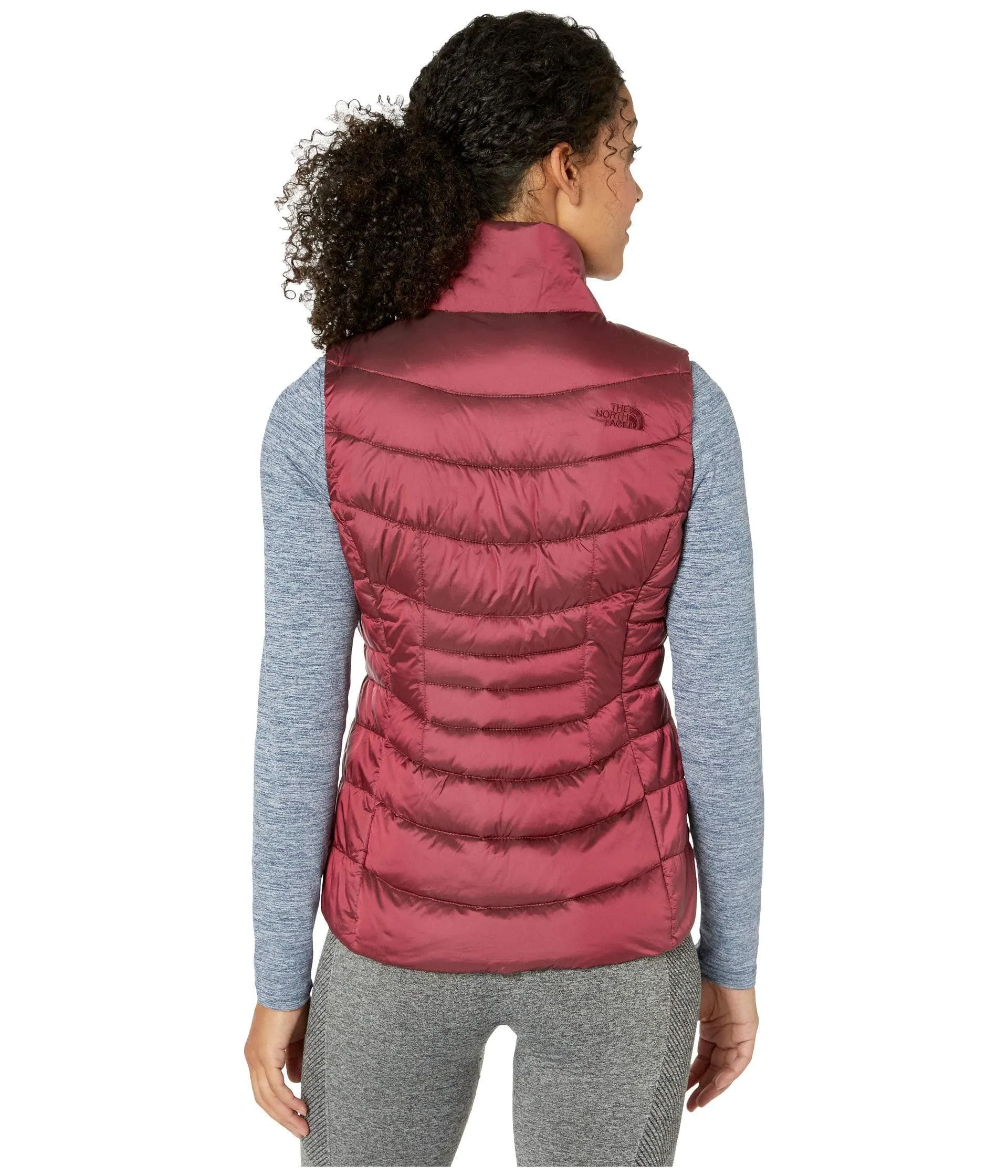 The North Face Women's Aconcagua Vest II, Shiny Deep Garnet Red, M