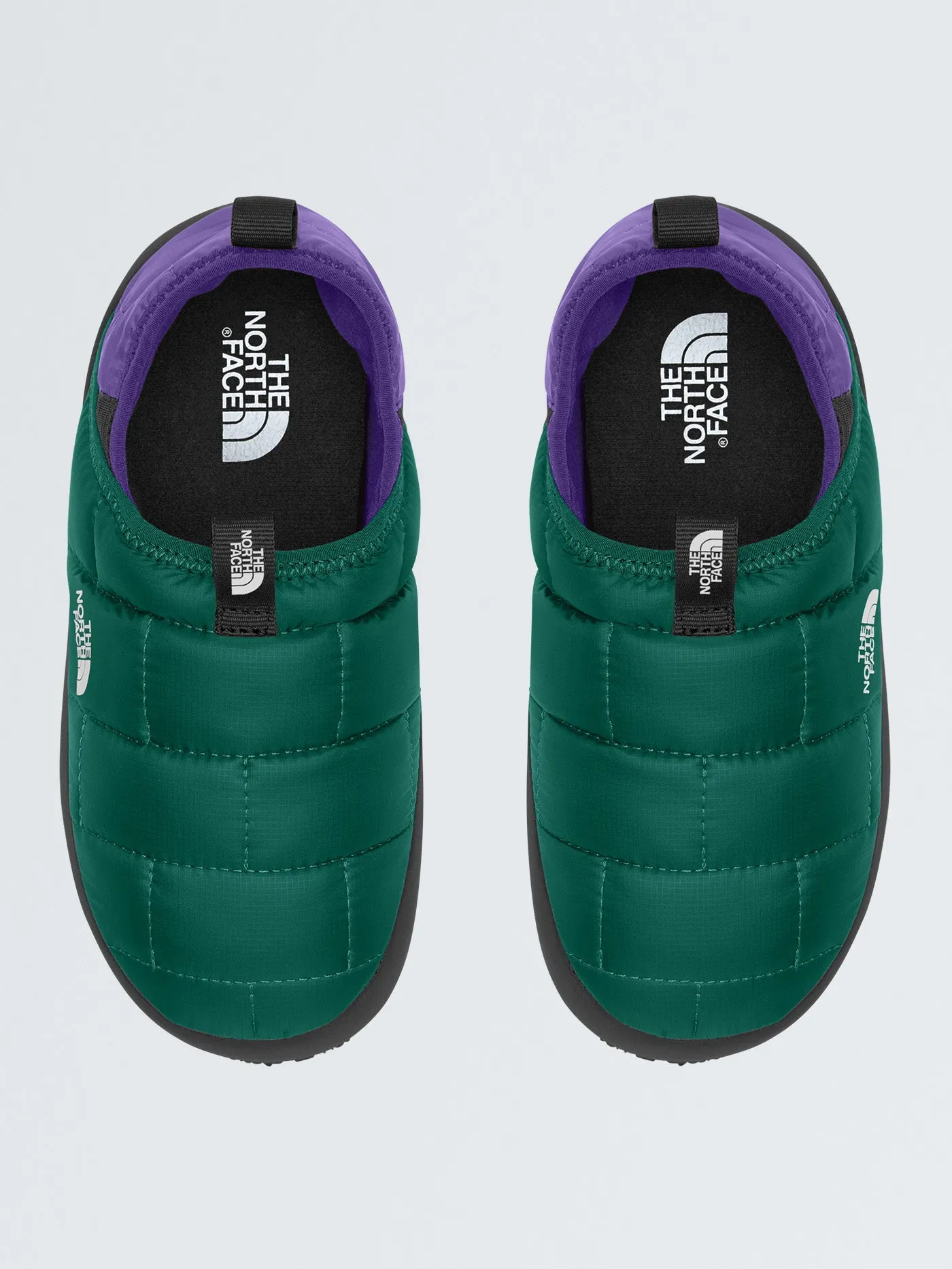 Thermoball Traction Mule II Evergreen/Peak Purple Shoes (Kids)