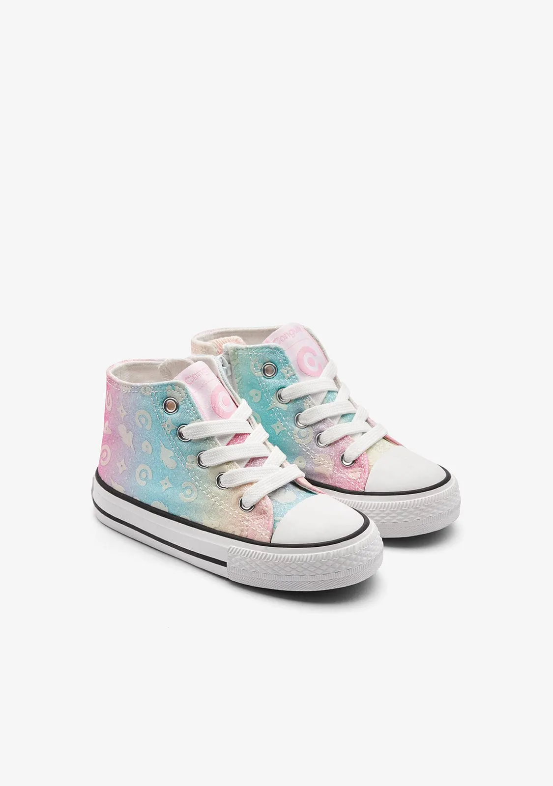 Unicorn Glitter High Sneakers