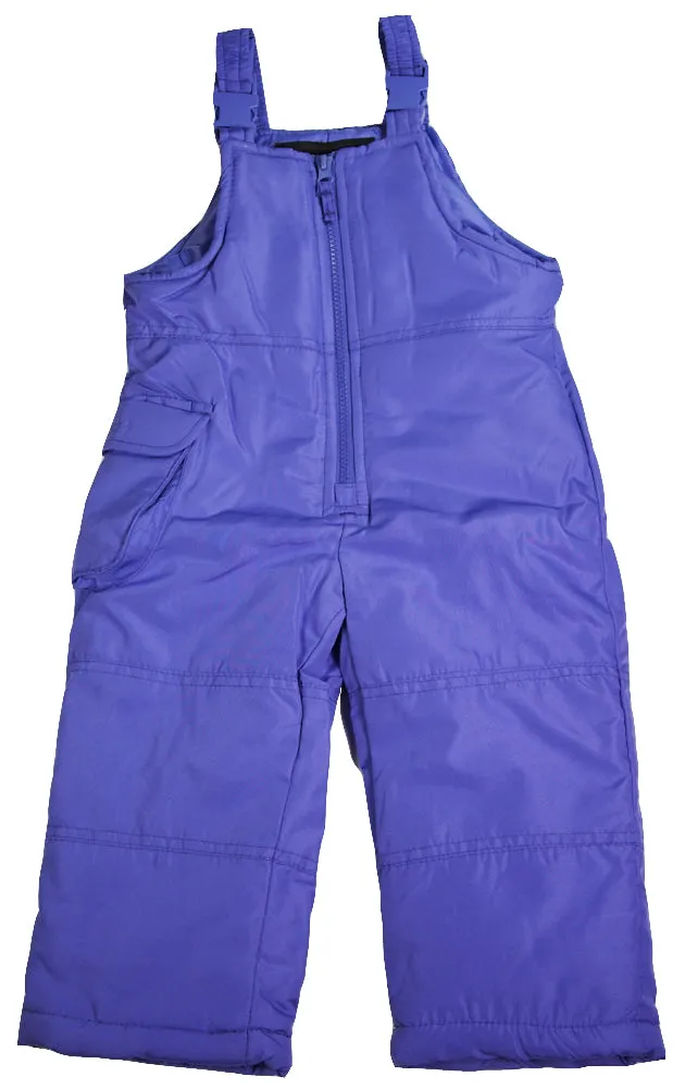 Weathertamer Toddler & Girls Adjustable Shoulder Strap Bib Pant Snowpants