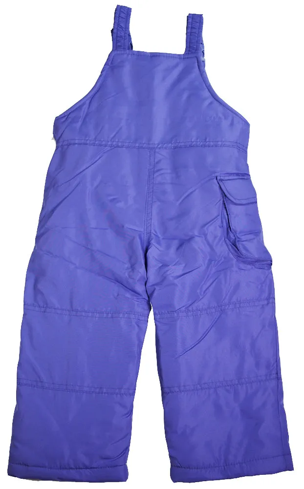 Weathertamer Toddler & Girls Adjustable Shoulder Strap Bib Pant Snowpants