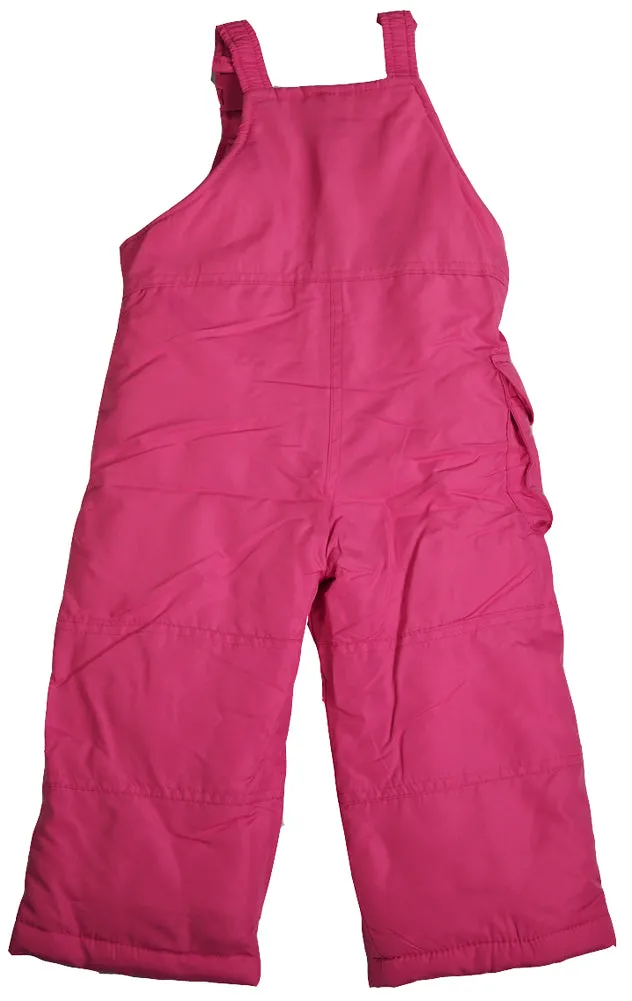 Weathertamer Toddler & Girls Adjustable Shoulder Strap Bib Pant Snowpants